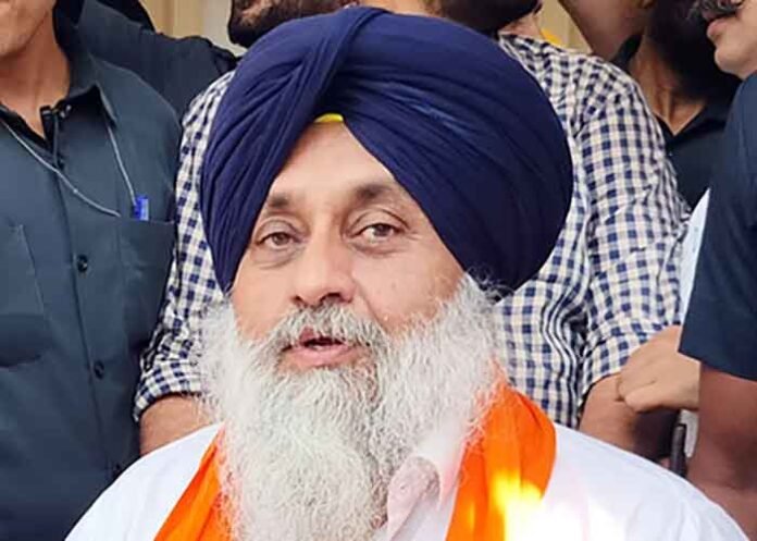 Sukhbir Badal SAD President 1