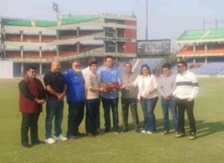 BCCI chief Mithun Manhas congratulates Rohan Jaitley as Arun Jaitley Stadium hosts 300+ first-class matches