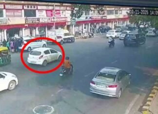 CCTV footage shows Umar driving car with explosives in Connaught Place before Red Fort blast