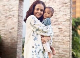 Devoleena Bhattacharjee gets emotional as her son turns one: My world fits perfectly in my arms Devoleena Bhattacharjee with her son