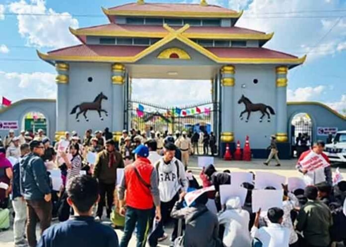 Manipur Sangai festival carnival clash