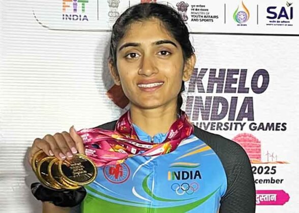KIUG 2025: Cyclist Meenakshi Rohilla finishes with four golds as Guru ...