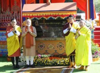 PM Modi inaugurates Kalachakra ‘Wheel of Time’ in presence of Bhutan King