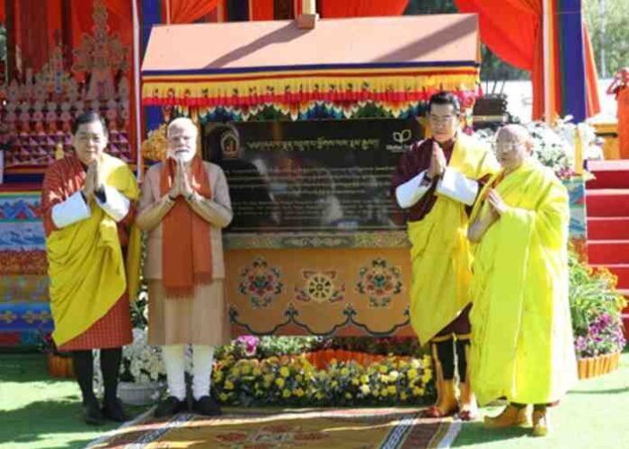PM Modi inaugurates Kalachakra Wheel of Time in presence of Bhutan King