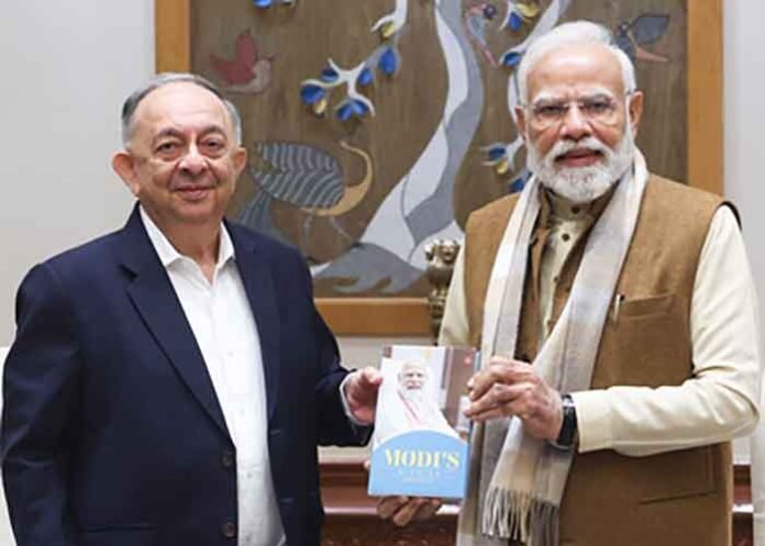 PM Modi meets author Berjis Desai