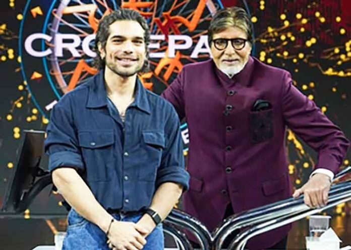Rishabh Sawhney with Amitabh Bachchan