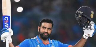 Rohit Sharma Century Celebration