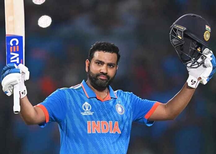 Rohit Sharma Century Celebration