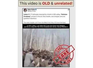 Viral video claiming Mi-17 helicopter shot down in Kashmir is fake, says PIB