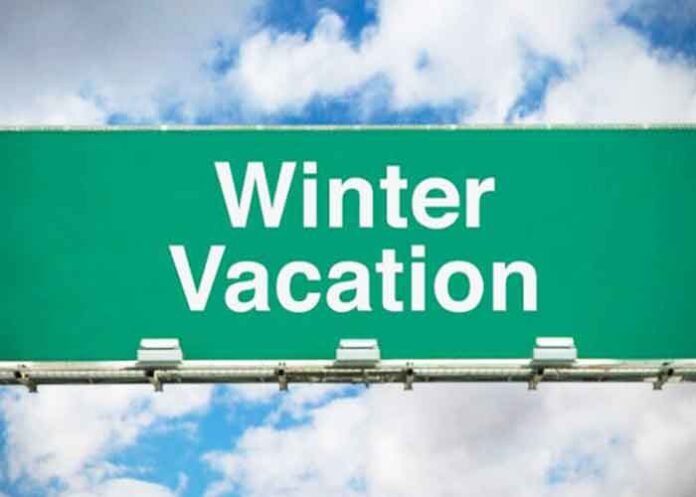 Winter Vacation Banner
