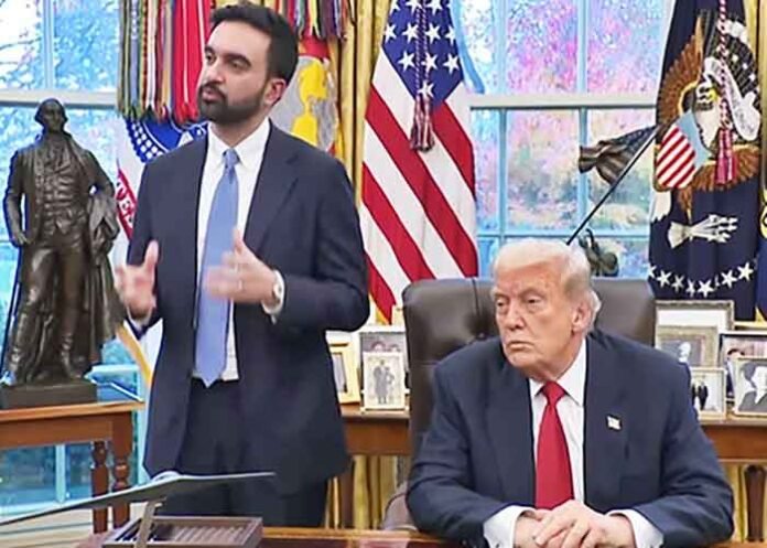 Zohran Mamdani and Donald Trump