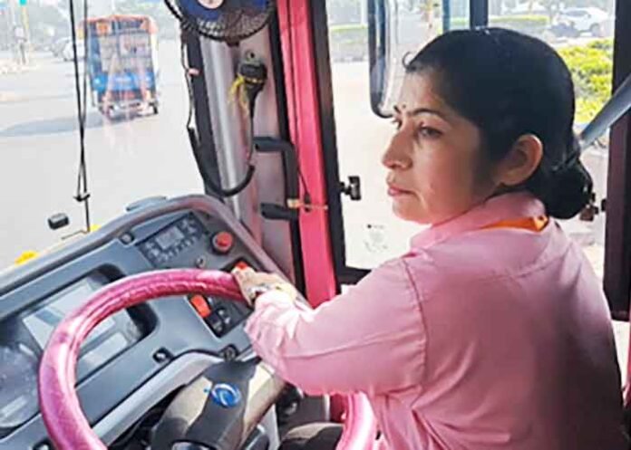 first female bus driver