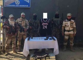 18 hardcore militants held in Manipur; arms seized