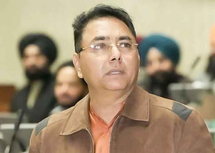 AAP leader Aman Arora in Punjab Assembly