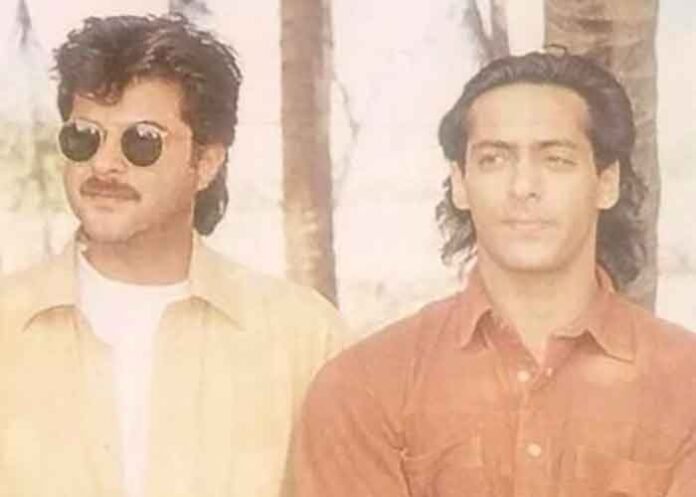 Anil Kapoor Salman Khan old pic