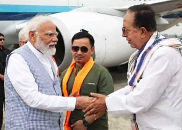 Biswa Bandhu Sen meet PM Modi