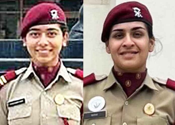 Charanpreet Kaur and Mehak Dahiya Indian Air Force