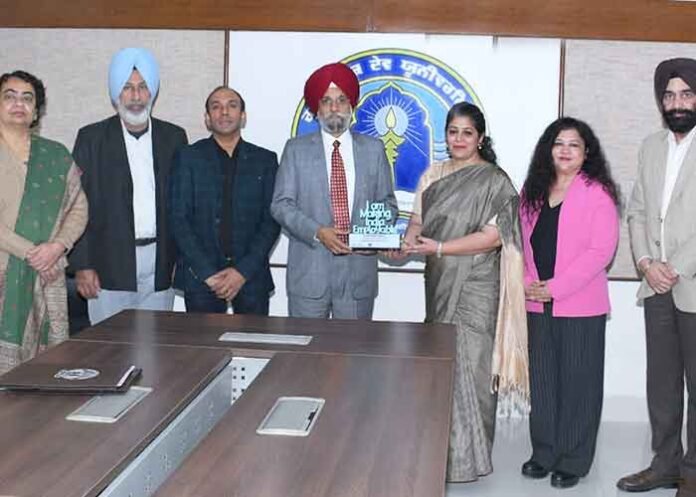 GNDU Vice-Chancellor Prof. Karamjeet Singh honoured