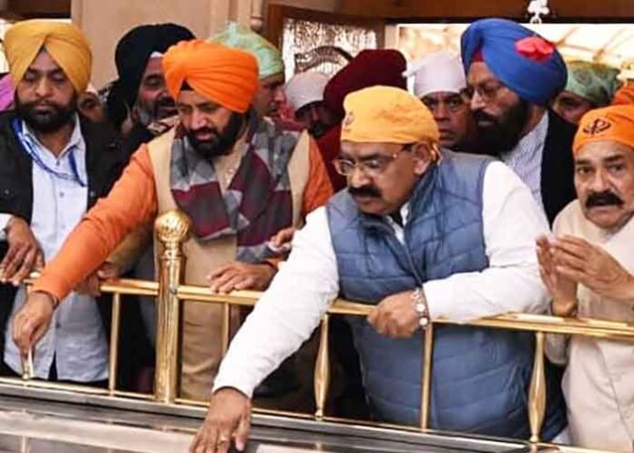 Haryana CM Nayab Singh Saini and BJP Punjab leaders honor Chhote Sahibzadas