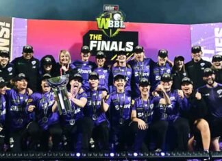 Hobart Hurricanes Wins WBBL Trophy