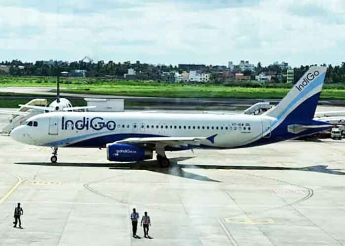 IndiGo flight plane arrived
