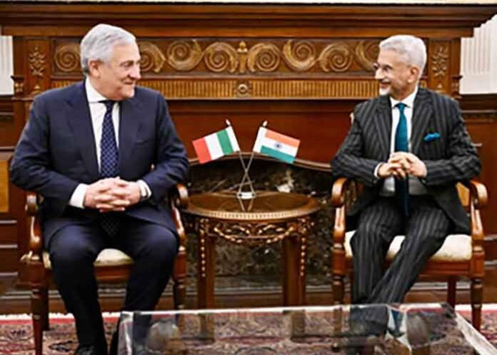 Italian Antonio Tajani meet EAM Jaishankar