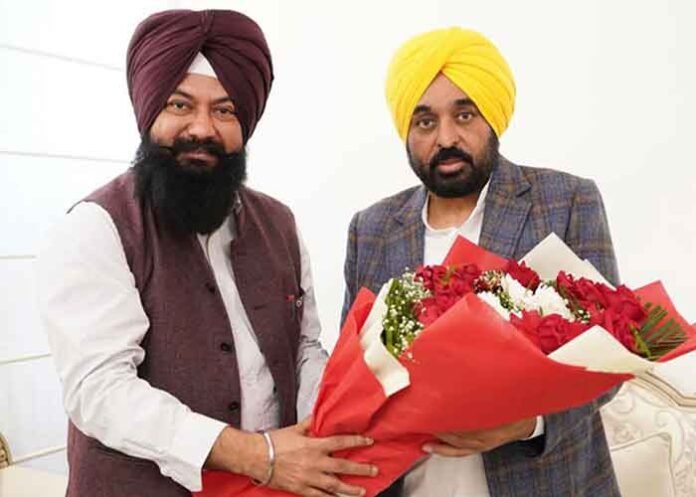 Jasvir Singh Garhi meet CM Mann