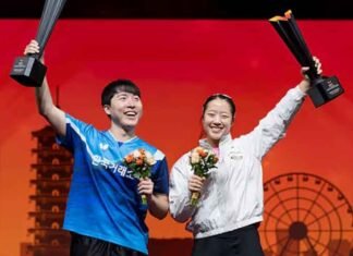 Lim Jong Hoon Shin Yu bin win mixed doubles title