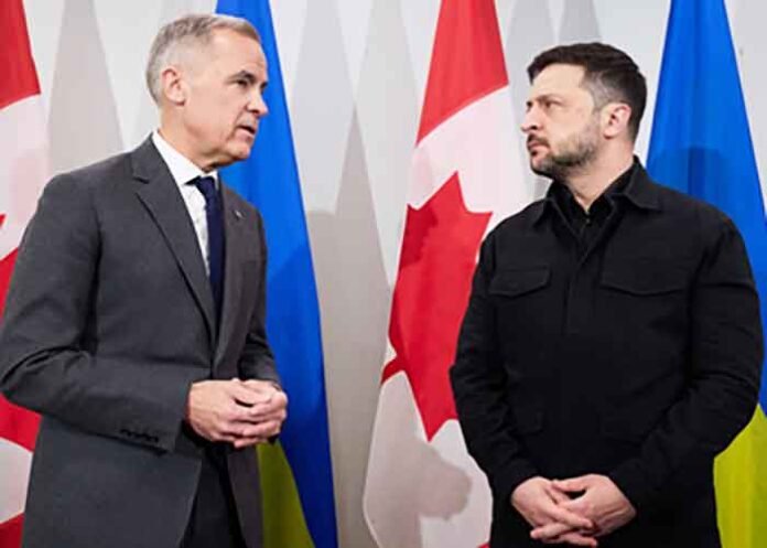 Mark Carney Volodymyr Zelensky
