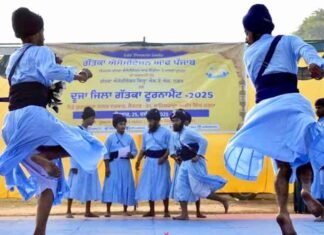 Mohali hosts the 2nd District Gatka Tournament