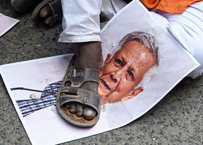 Muhammad Yunus Poster in Foot