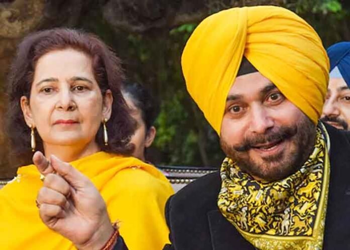Navjot Kaur and Navjot Singh Sidhu