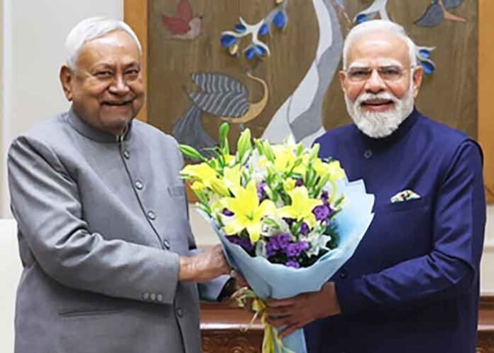 Nitish Kumar meets PM Modi