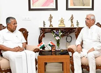 Rajendra Arlekar meet Pinarayi Vijayan