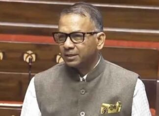 Rajya Sabha MP Rajinder Gupta in Parliament