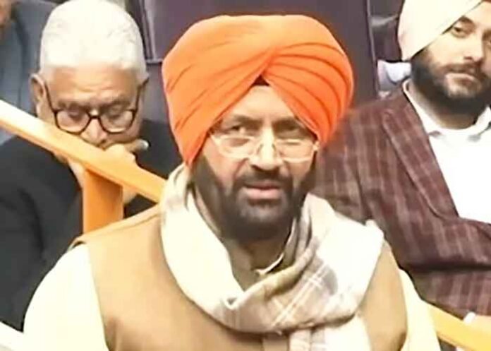 Sardar Nayab Singh Saini in Parliament