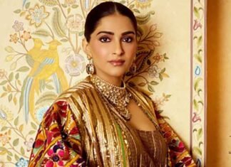 Sonam Kapoor in chic wedding season look
