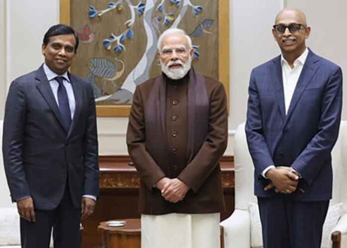 Top global CEOs meet PM Modi