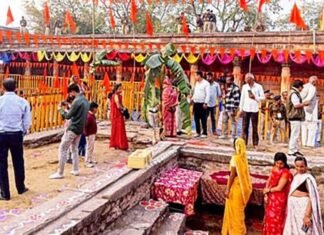 Bhojshala witnesses peaceful Basant Panchami celebrations amid tight security Bhojshala mosque as Basant Panchami puja