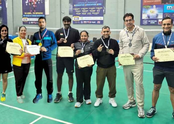 Chandigarh veterans shine at All India Masters Badminton