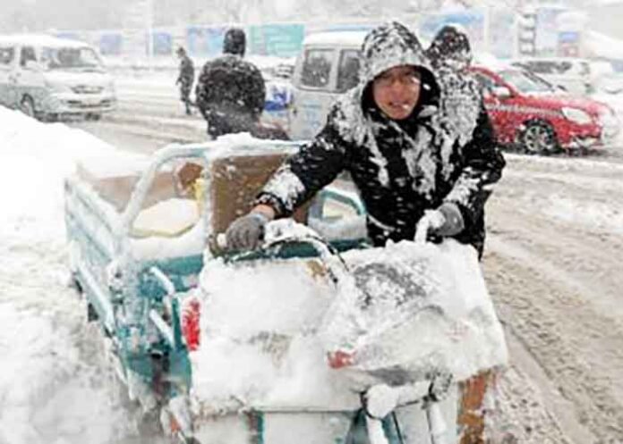 Chinese villagers vulnerable in dangerously cold weather