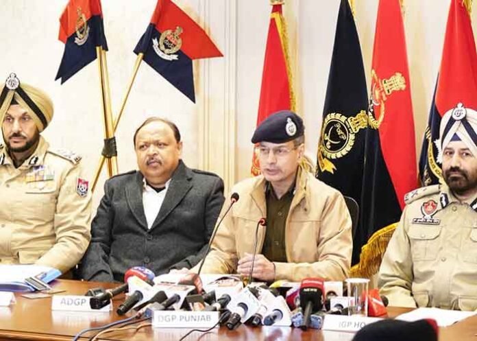 DGP Gaurav Yadav in meeting