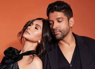 Farhan Akhtar marks 4 years of marital bliss with the woman ‘who makes everything feel better’ Farhan Akhtar with wife Shibani Dandekar