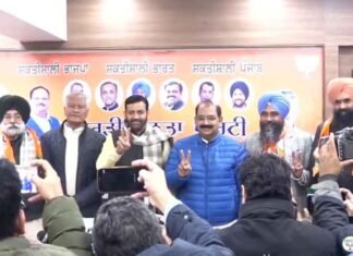 Jagmeet Brar, Onkar Sidhu and Charanjit Brar Join BJP