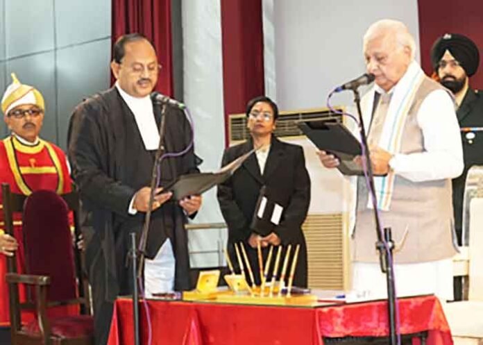 Justice Sangam Kumar Sahoo sworn