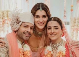 Kriti Sanon with Nupur Sanon & Stebin Ben