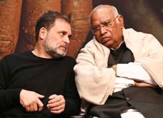 No question of leadership change within Congress in Punjab: KC Venugopal Mallikarjun Kharge & Rahul Gandhi LoP