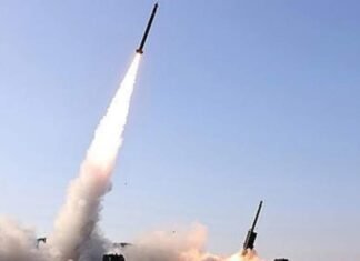 North Korea test-fires large-caliber multiple rocket launcher with Kim in attendance