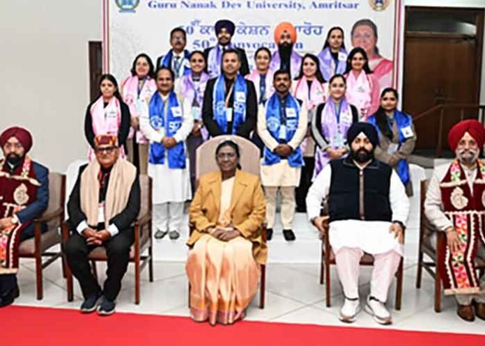 President Murmu urges Punjab youth to fight drug abuse