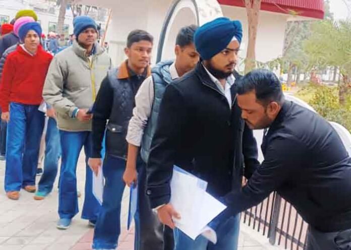 Punjab boys appeared for MRSAFPI entrance